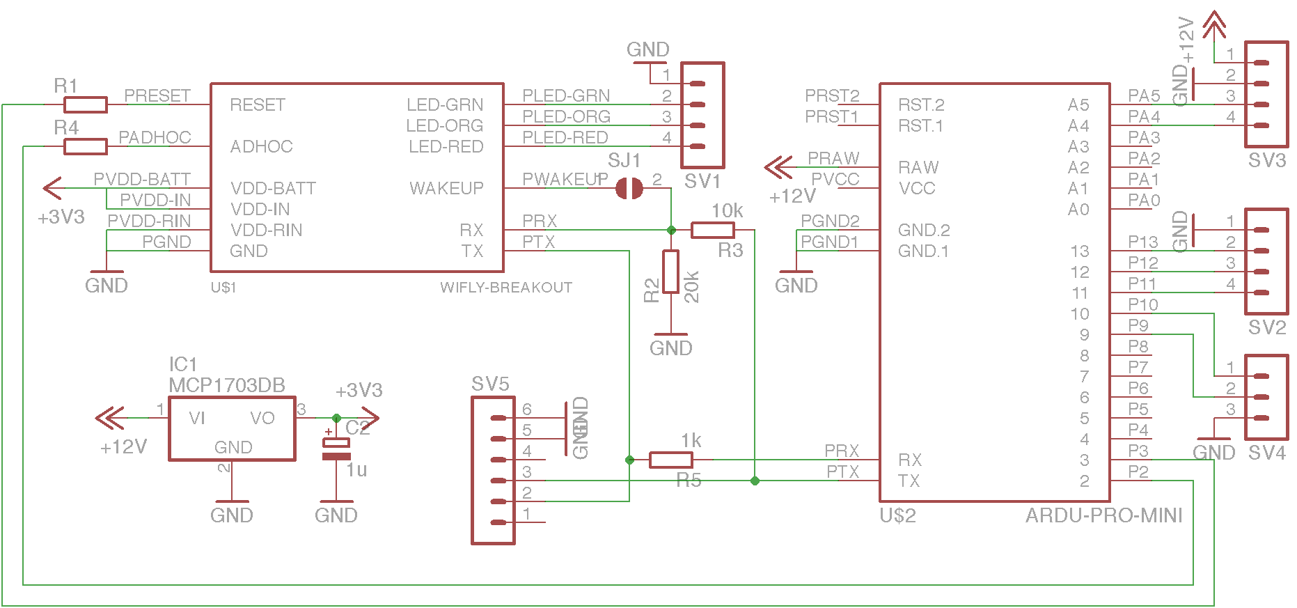 Arduino Pro Mini - WiFly Schaltung - Mikrocontroller.net