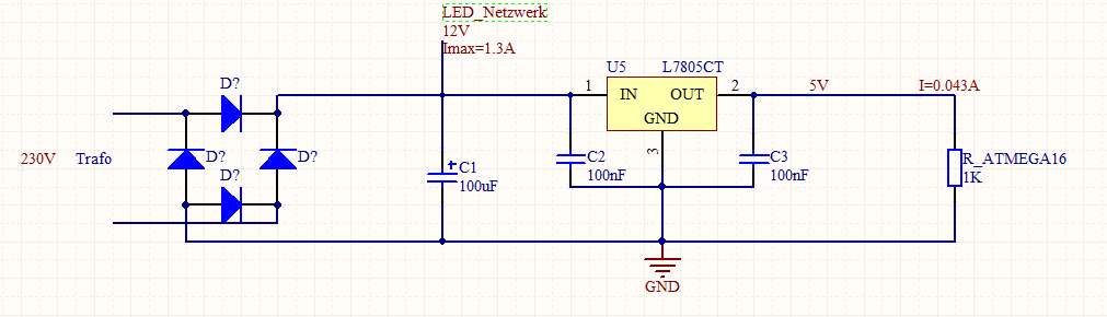 Einfaches Netzteil berechnen - Mikrocontroller.net
