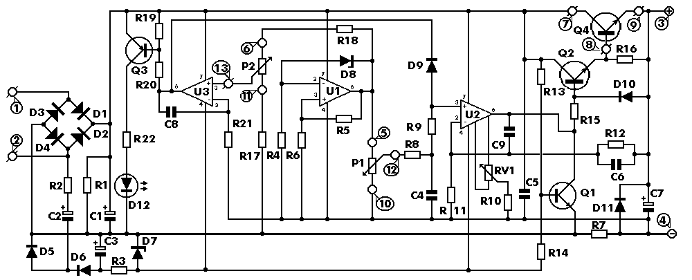 Schaltplan für ordentliches Labornetzteil - Mikrocontroller.net