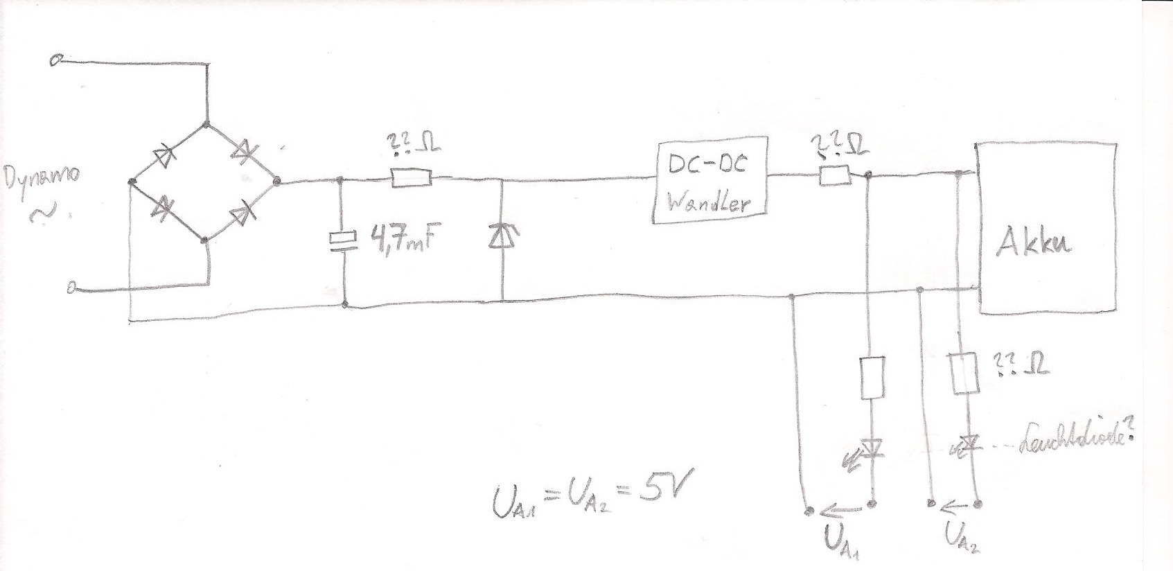 Laderegler bauen mit dem anhand eines Dynamos ein Handy oder Navi mit Strom  versorgt werden kann - Mikrocontroller.net