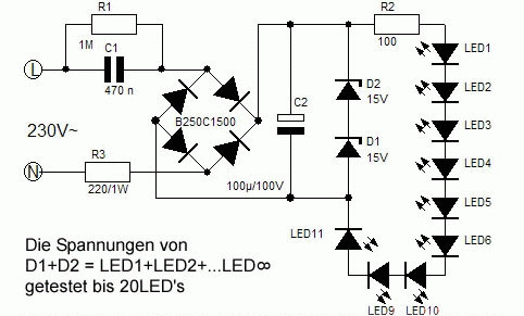 LED's am Netz - Mikrocontroller.net