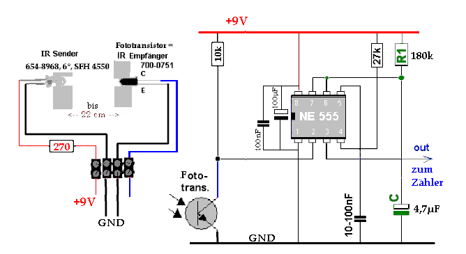 Lichtschranke mit Zähler - Mikrocontroller.net