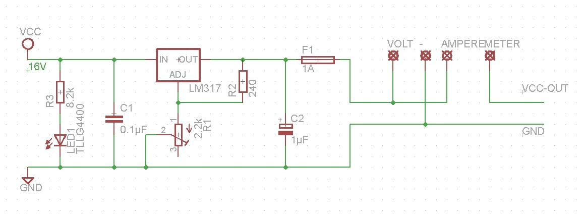 Spannungsregler LM317 als günstiges Labornetzteil - Mikrocontroller.net