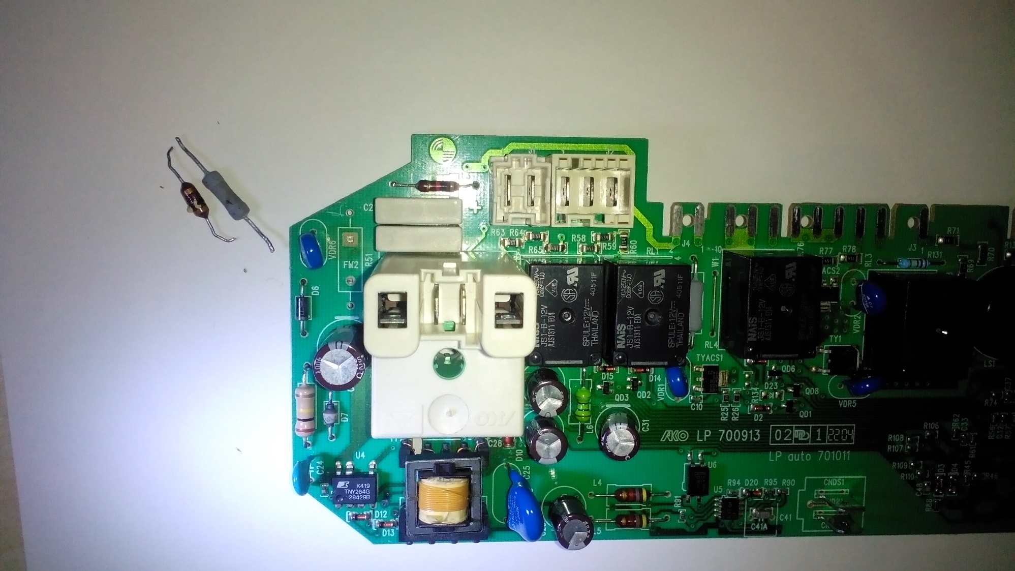 Schaltnetzteil defekt? Wäschetrockner AEG Electrolux - Mikrocontroller.net