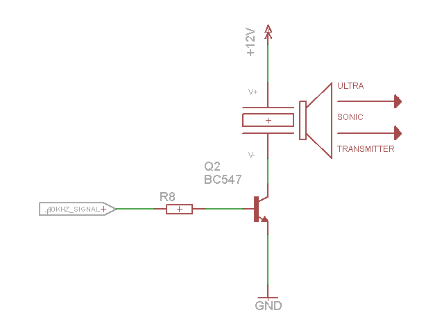 Ultraschall Sender an µc mit Transistor verstärken - Mikrocontroller.net