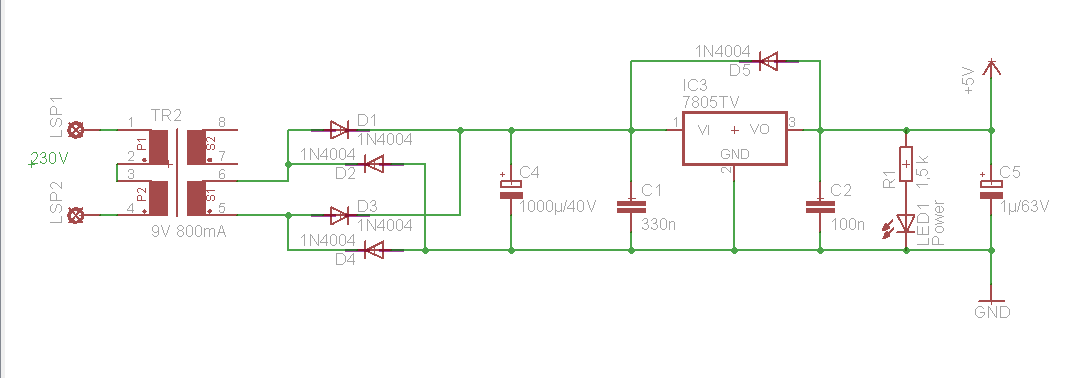 könnte bitte jemand mein 5V Netzteil Schaltplan kontrollieren -  Mikrocontroller.net