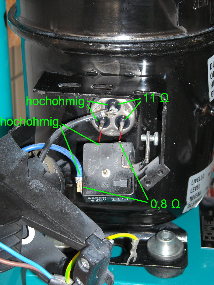 Anlaufrelais oder Hilfswicklung des Kompressors defekt? -  Mikrocontroller.net