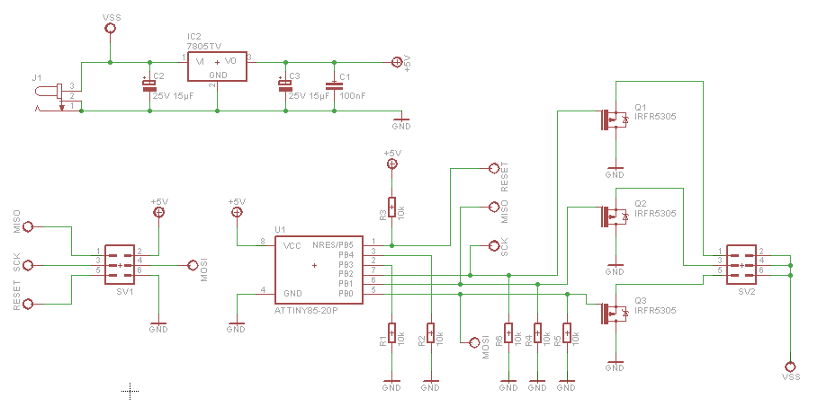 Schaltplan für RGB-LED-Steuerung - Mikrocontroller.net