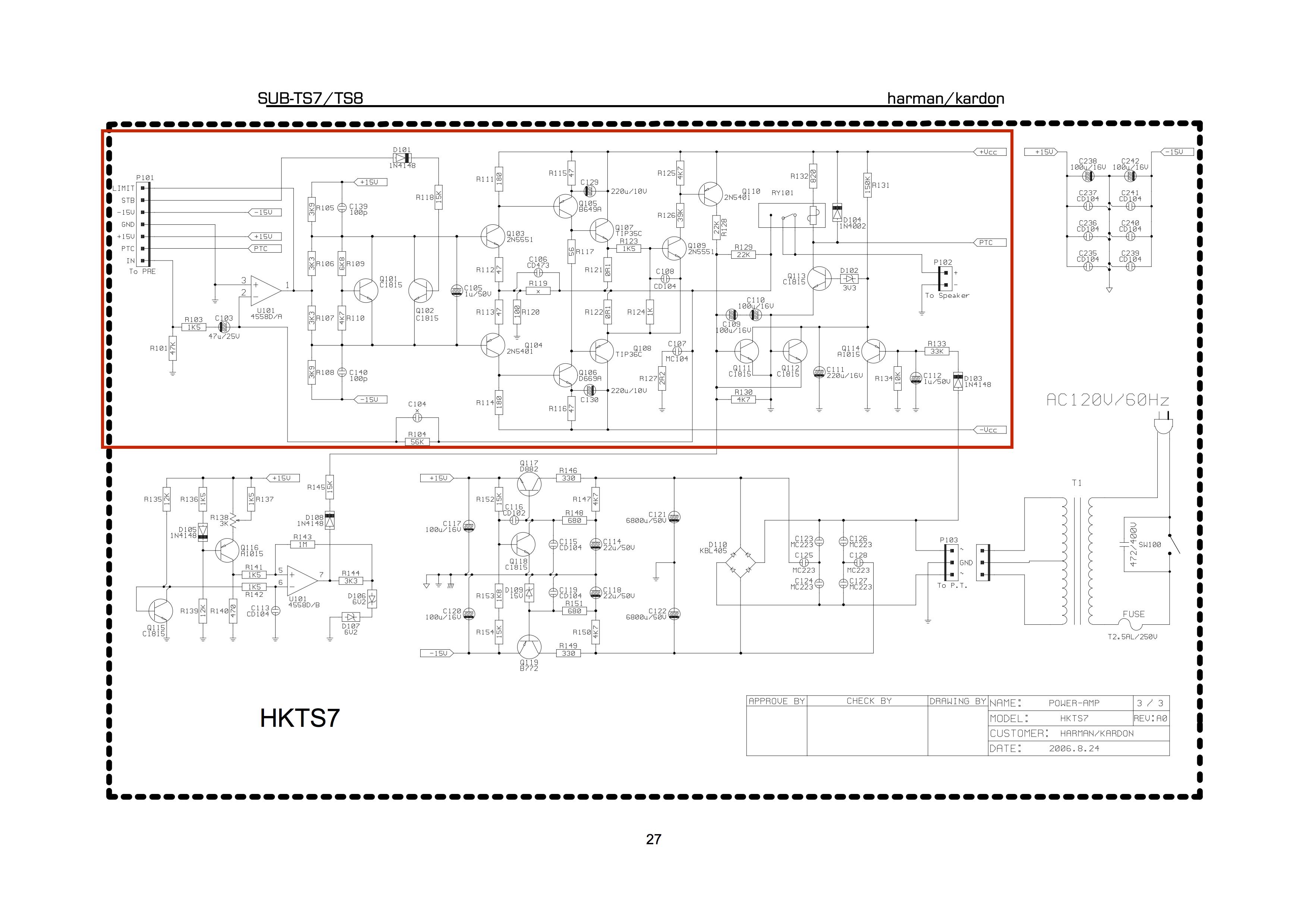 Kein Ton Harman Kardon SUB-TS7 - Mikrocontroller.net