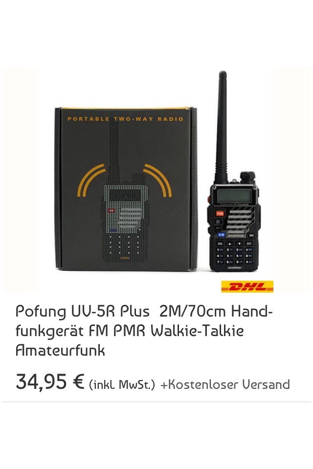 PMR Funkgeräte - Kaufberatung - Mikrocontroller.net