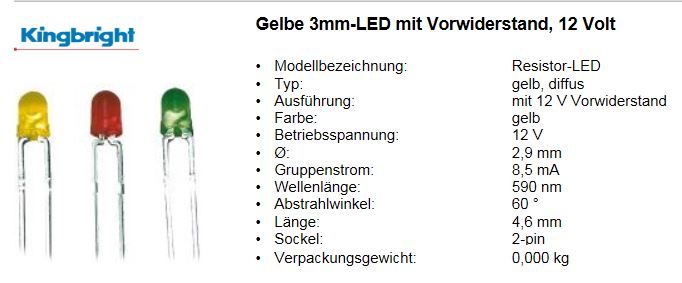 Warum Vorwiderstand bei LED? - Mikrocontroller.net
