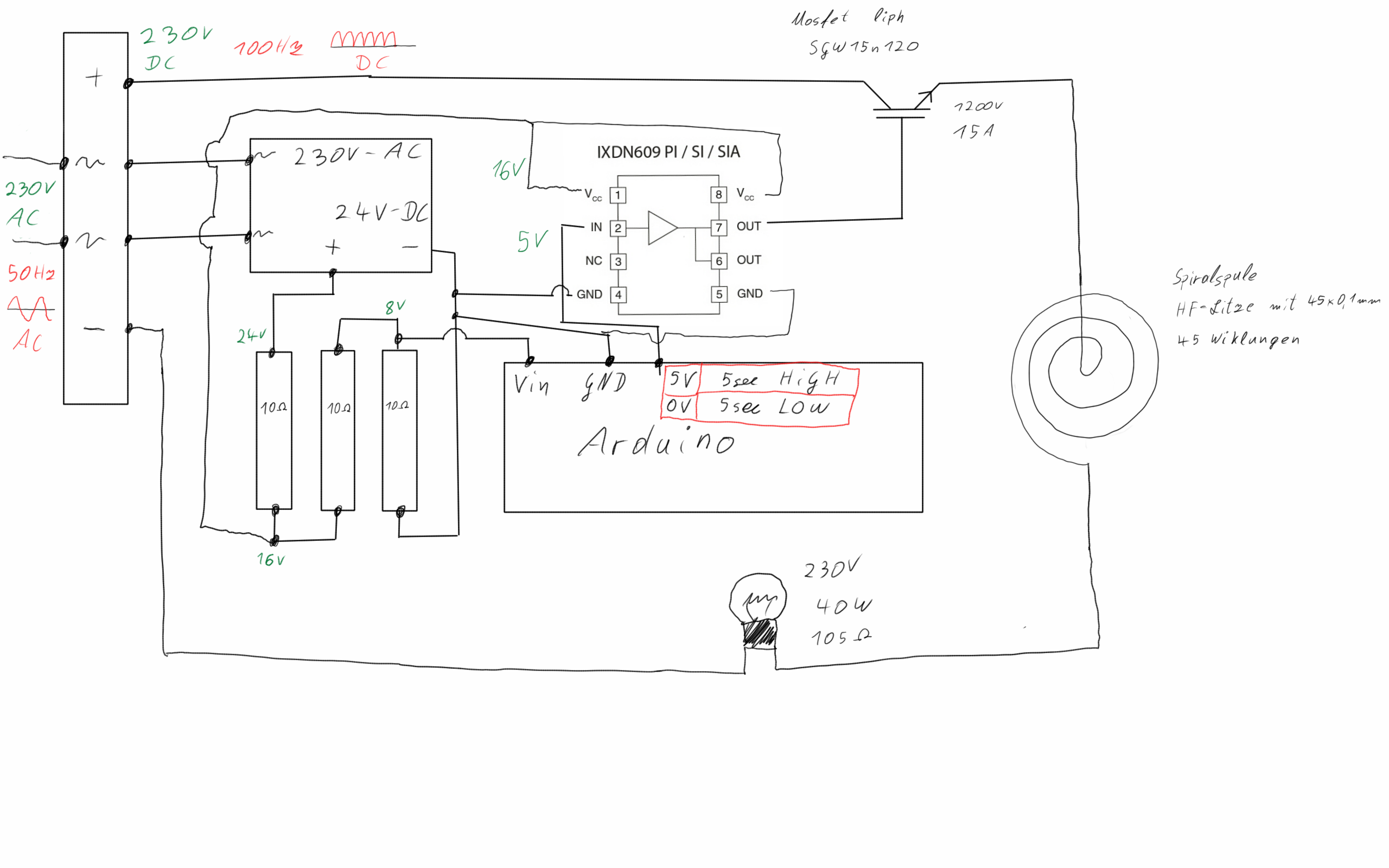 Induktionsherd selber bauen mit IGBT's (problem) - Mikrocontroller.net