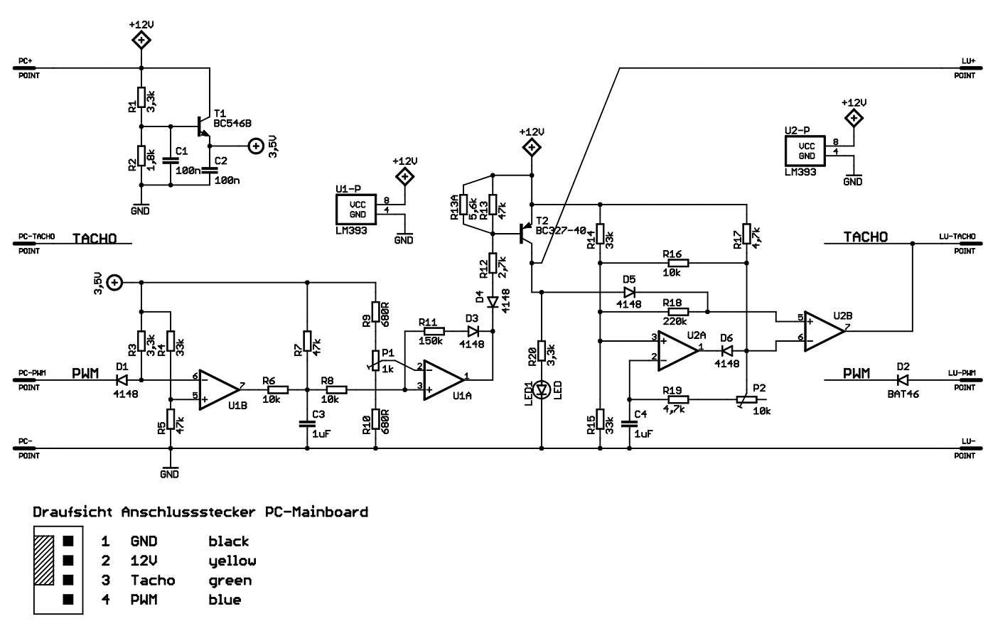 semi-passiver Betrieb von 4-Pin PWM-CPU-Lüfter - Mikrocontroller.net