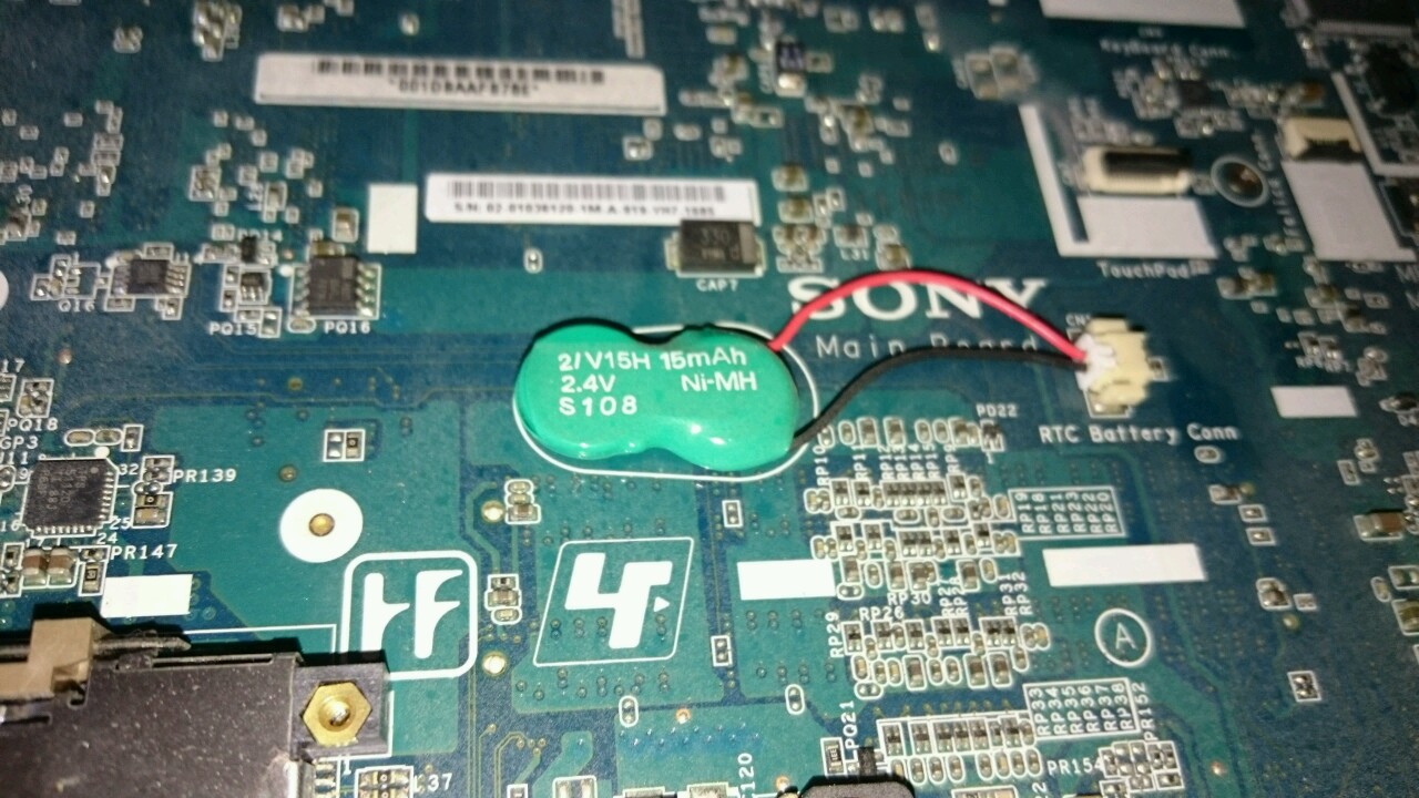 BIOS-Batterie-Wut Sony-Laptop - Mikrocontroller.net