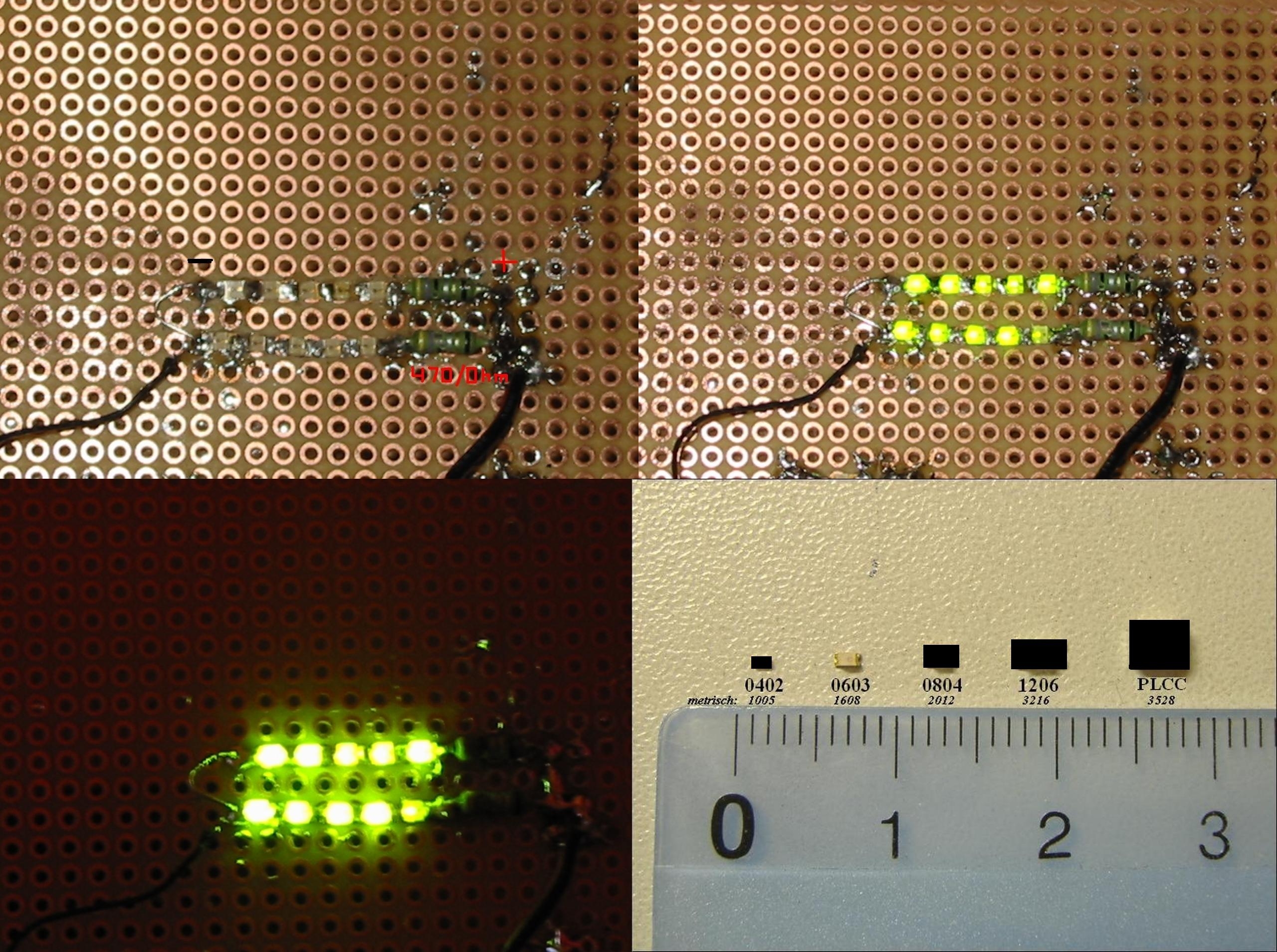 SMD LEDs in Reihe schalten - Mikrocontroller.net