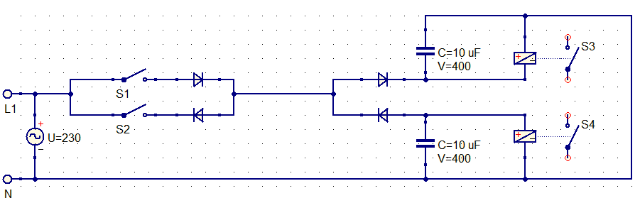2 Lampen, 2 Schalter und nur eine Leitung. - Mikrocontroller.net