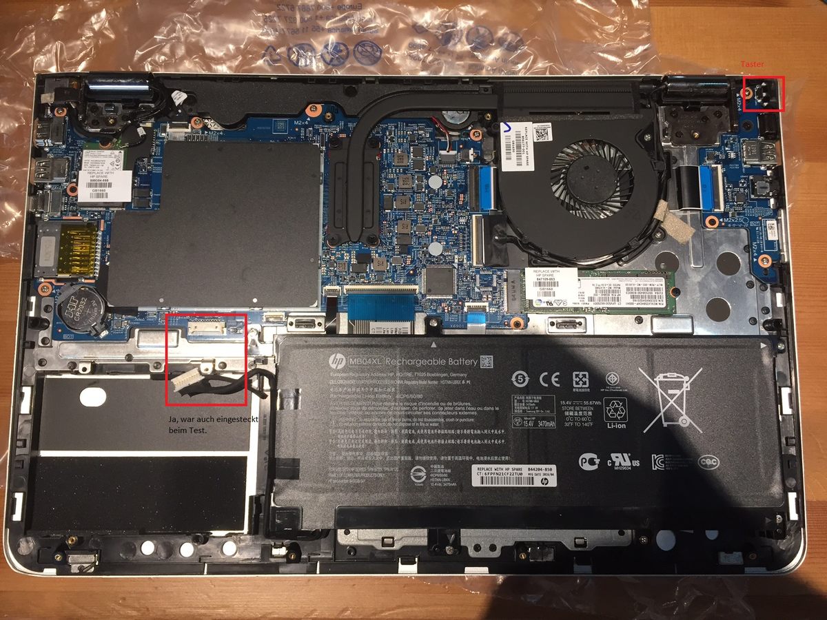 Laptop HP Envy x360 startet nicht mehr nach crash - Mikrocontroller.net