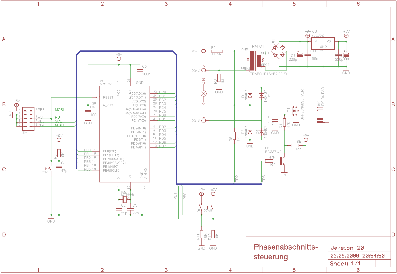 Phasenabschnittsdimmer - Mikrocontroller.net