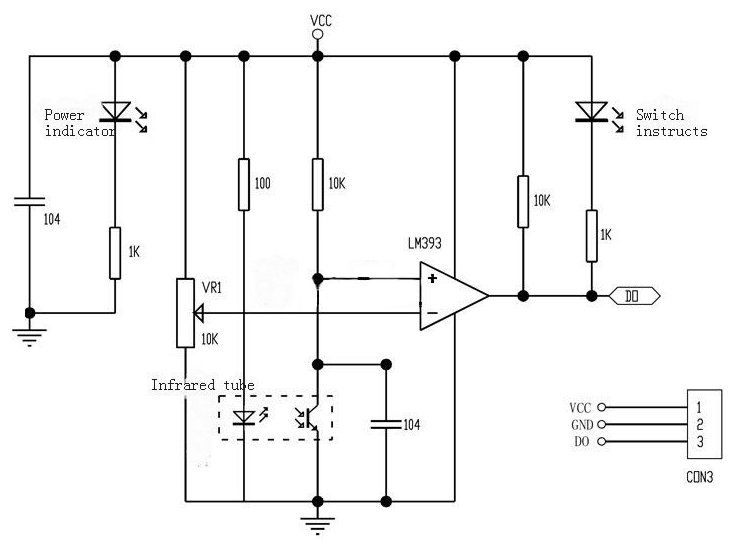 Infrarot-Lichtschranken-Modul Schaltplan - Mikrocontroller.net