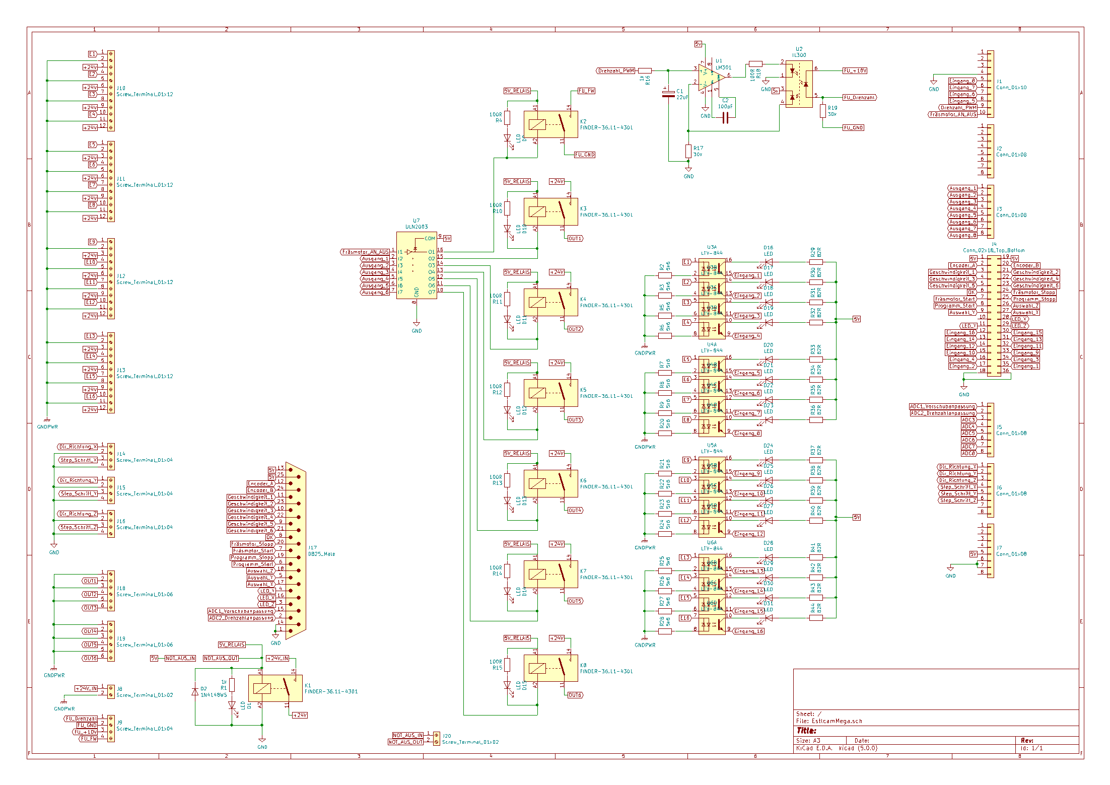 Arduino Mega - Entwurf Estlcam CNC Shield - Mikrocontroller.net