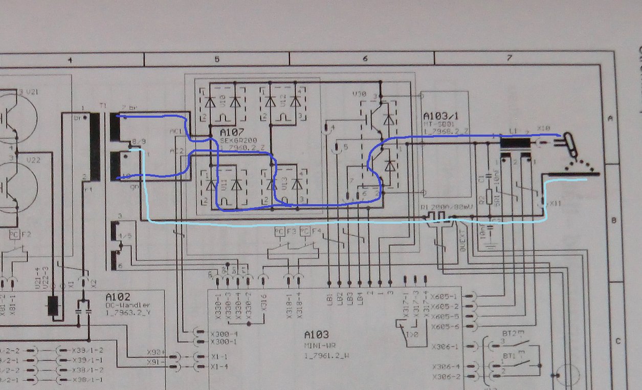 Stahlwerk WIG AC/DC 200 Puls: Bei AC kein Lichtbogen - Mikrocontroller.net