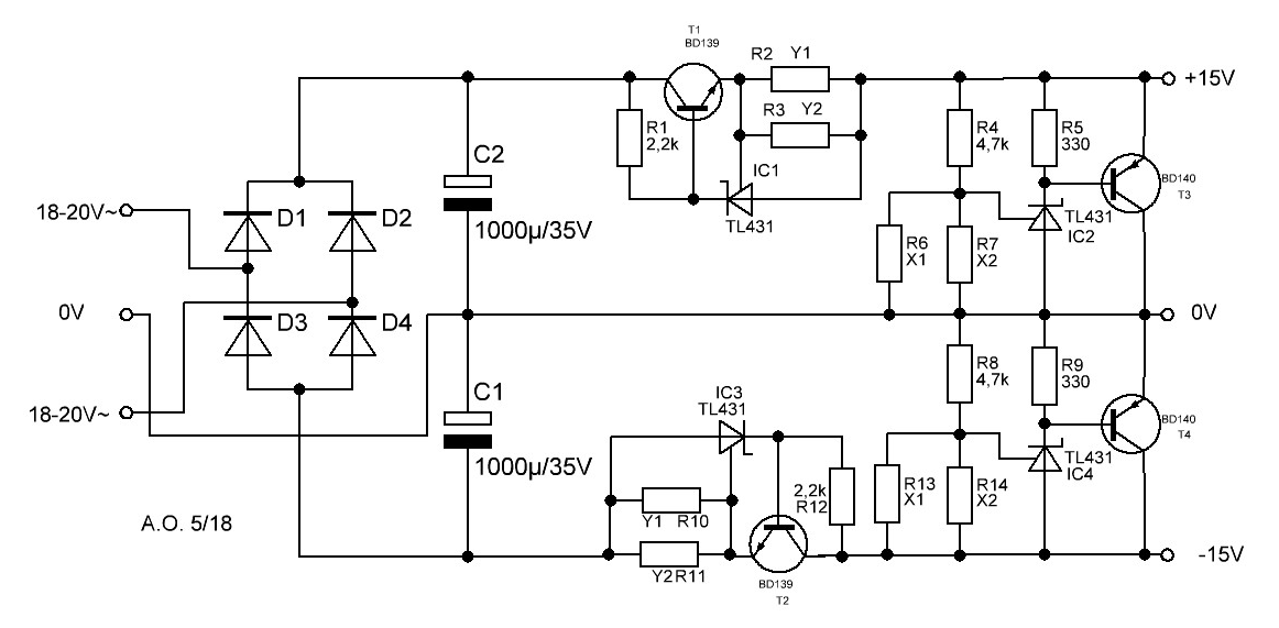 sym. Stromversorgung mit TL431 - Mikrocontroller.net