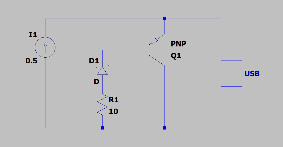 Spannungsbegrenzung mit Z-Diode und PNP - Mikrocontroller.net