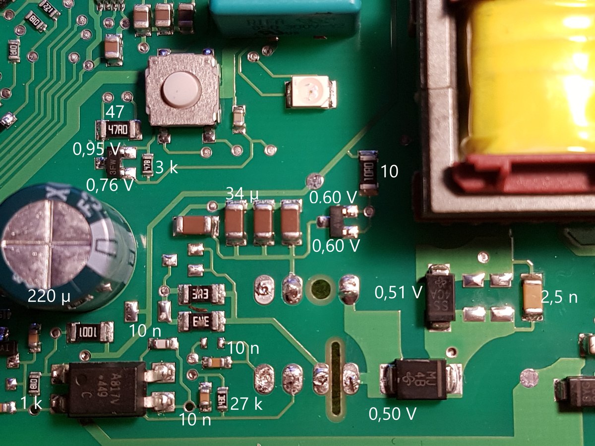 Miele Geschirrspüler G6410SCI explodierter DIP8 - Mikrocontroller.net