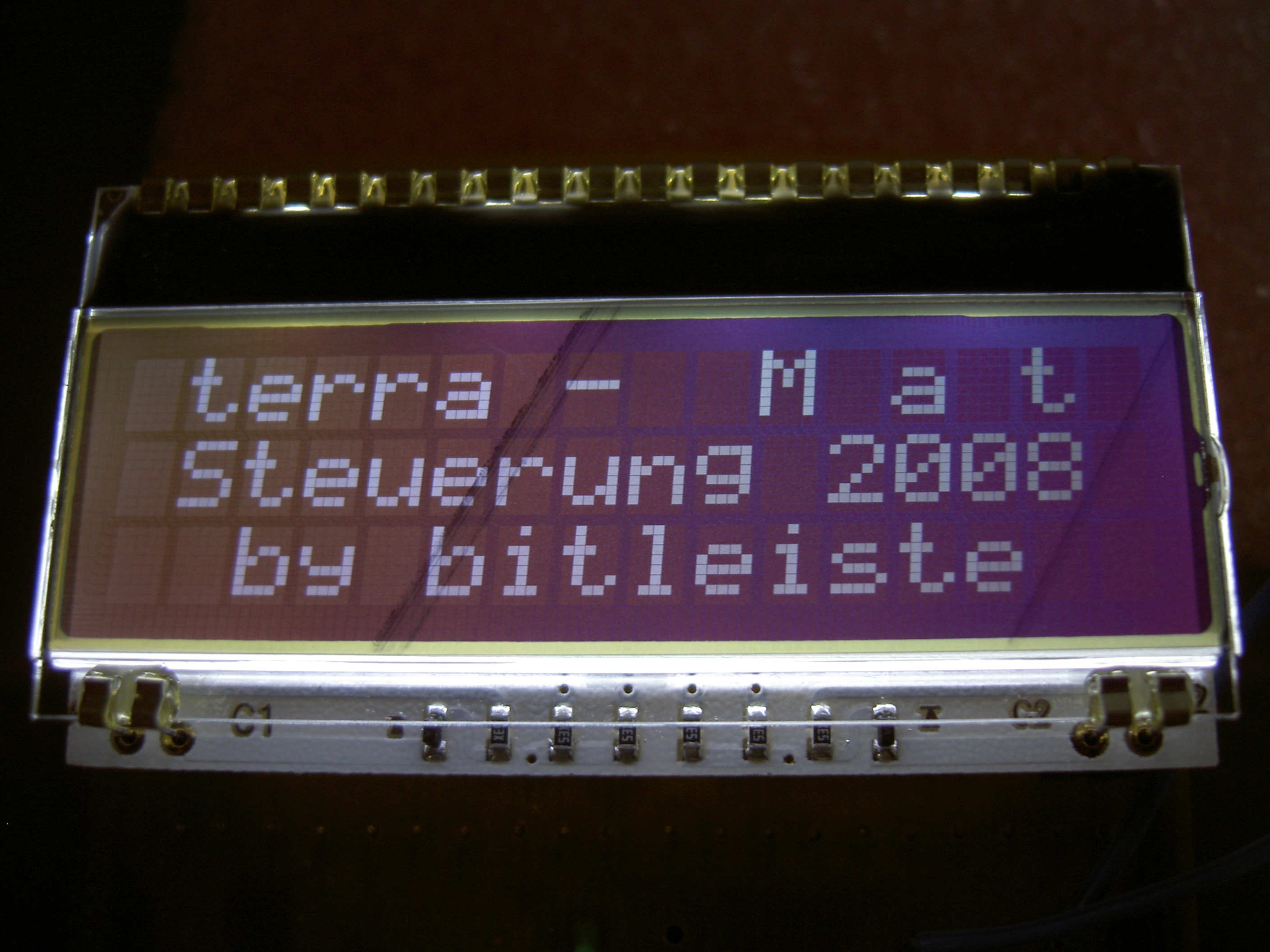 Terrarium Steuerung "terraMat" OpenSource Projekt - Mikrocontroller.net