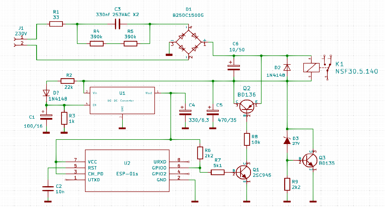 ESP8266 mit Kondensatornetzteil - Mikrocontroller.net