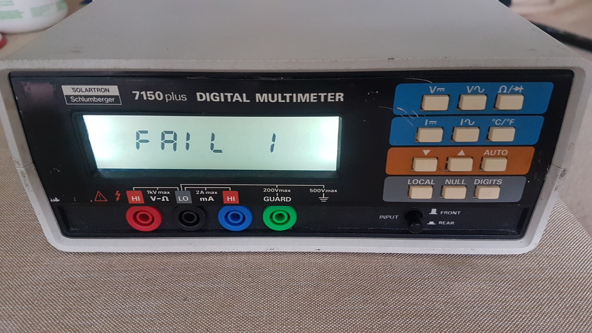 Schlumberger 7150plus - Fail 1 - Mikrocontroller.net