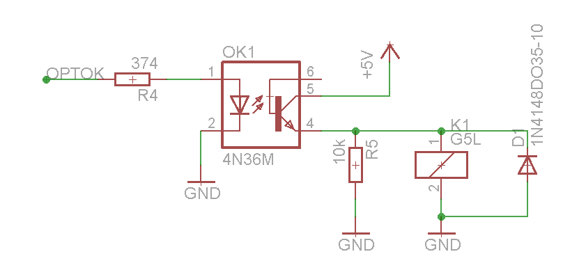 Relais über Optokoppler durch µC Schalten - Mikrocontroller.net