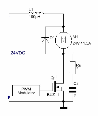 PWM-Ansteuerung Motor / Entstörung - Mikrocontroller.net